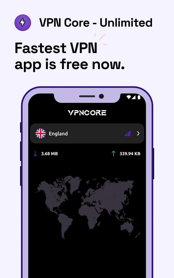 VPN Core - Unlimited screenshot image 3_Popularmodapk.com