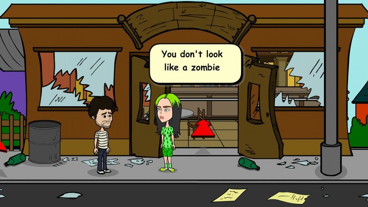 Billie Zombie Attack screenshot image 2_Popularmodapk.com