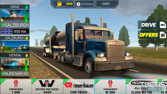 Truck Simulator Europe 2 HD<span>(Unlimited money)</span> screenshot image 1_Popularmodapk.com