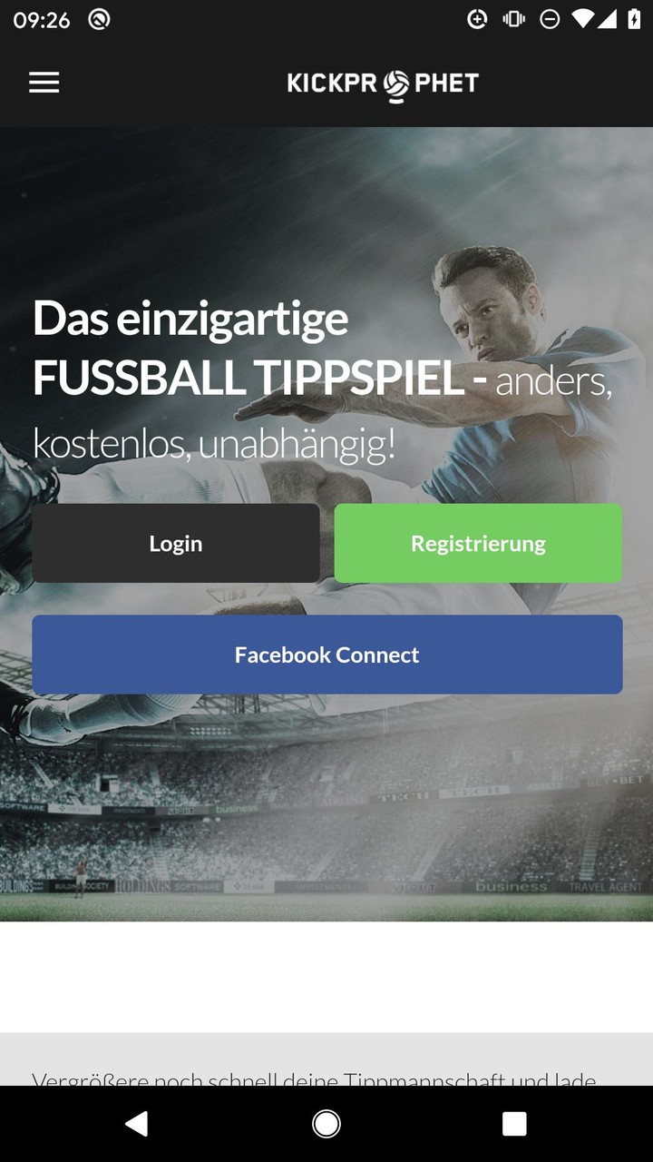 Kickprophet Fußball-Tippspiel screenshot image 1_Popularmodapk.com