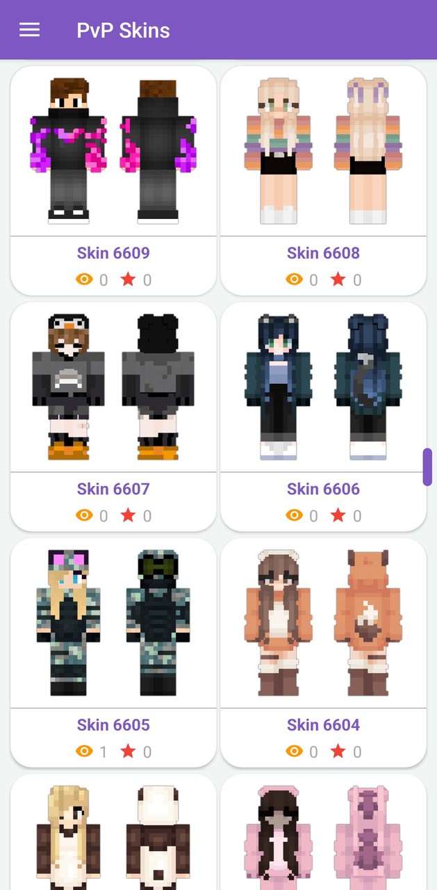 PvP Skins for Minecraft PE screenshot image 7_Popularmodapk.com