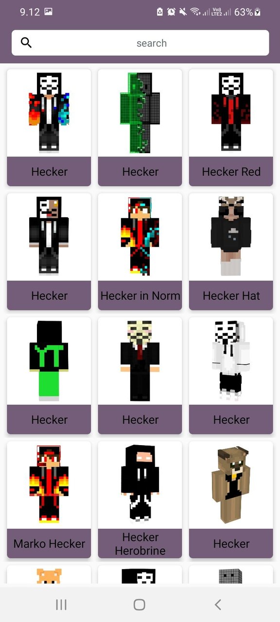 Hacker Skins for Minecraft PE screenshot image 3_Popularmodapk.com
