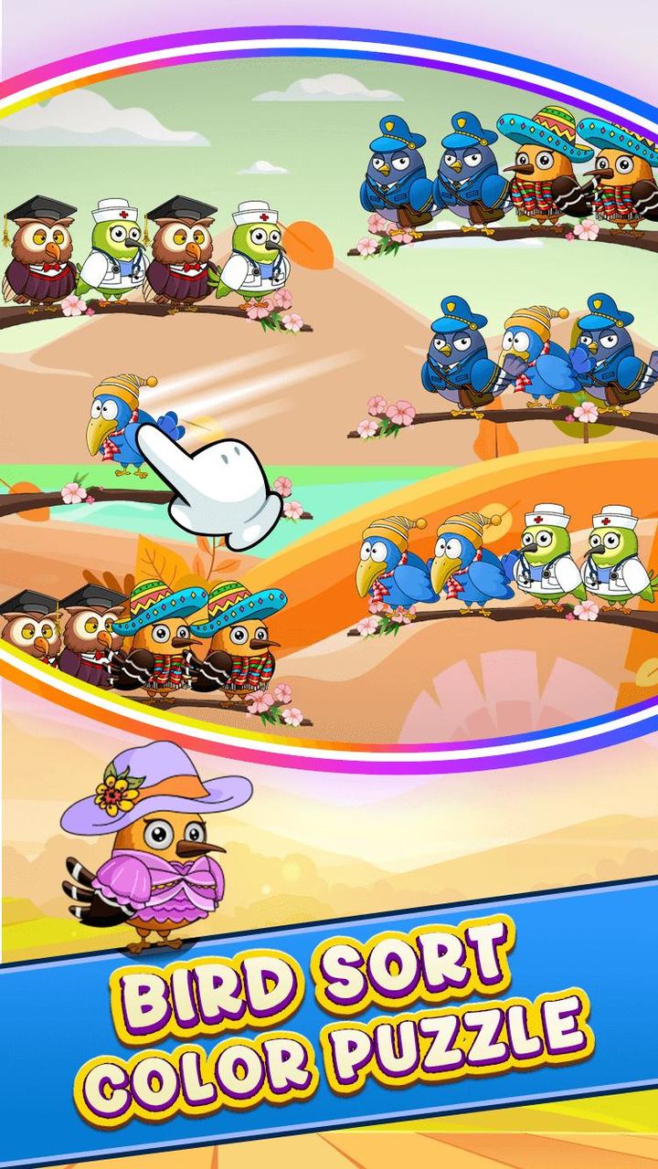 Bird Sort Color Puzzle 2 screenshot image 3_Popularmodapk.com