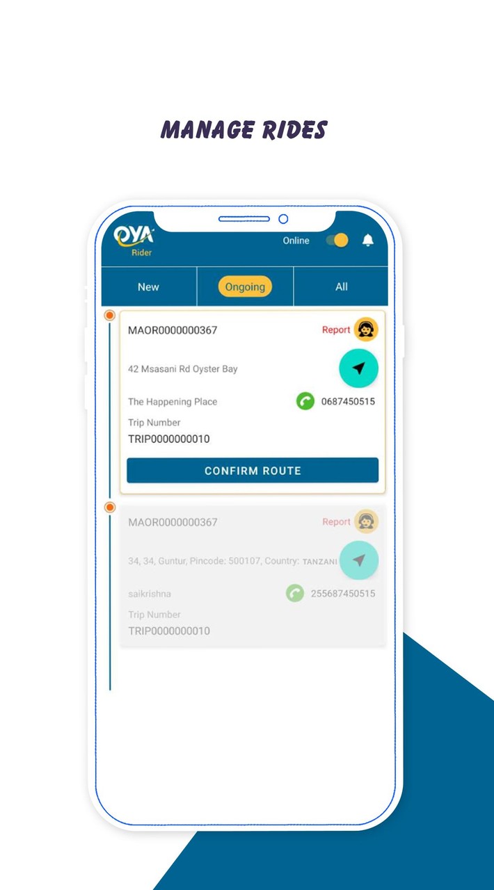 Oya Delivery Partner App screenshot image 4_Popularmodapk.com