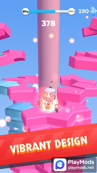 Helix Stack Jump: Smash Ball<span>(No Ads)</span> screenshot image 3_Popularmodapk.com