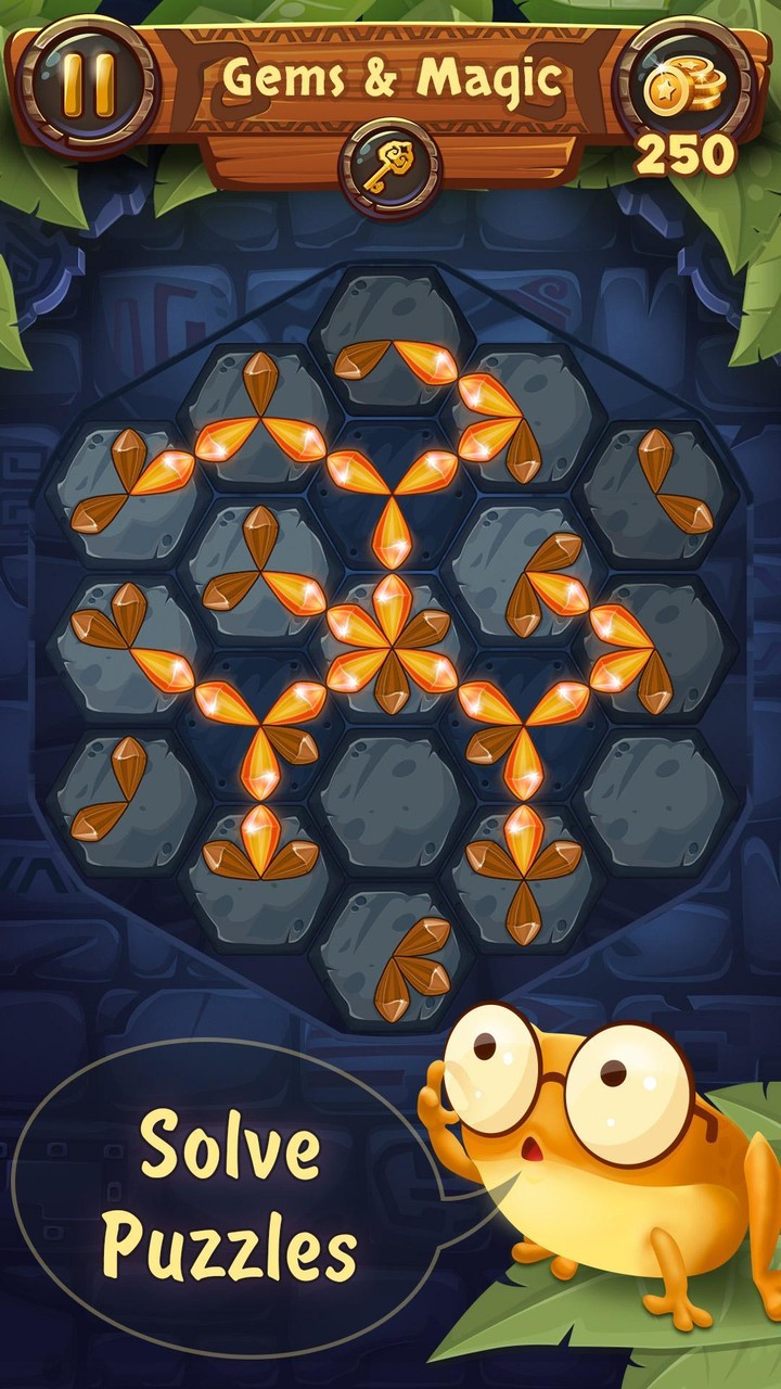 Gems & Magic adventure puzzle screenshot image 2_Popularmodapk.com