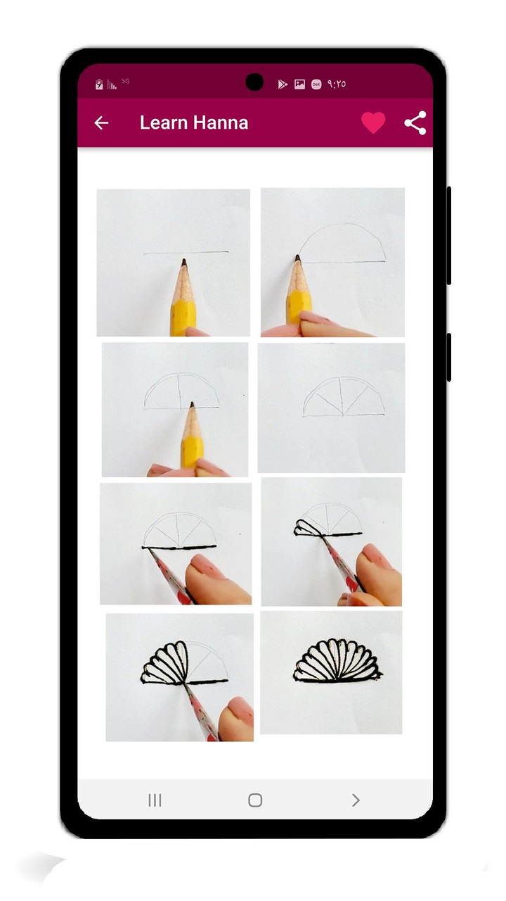 تعلم النقش والحناء  خطوة بخطوة screenshot image 1_Popularmodapk.com
