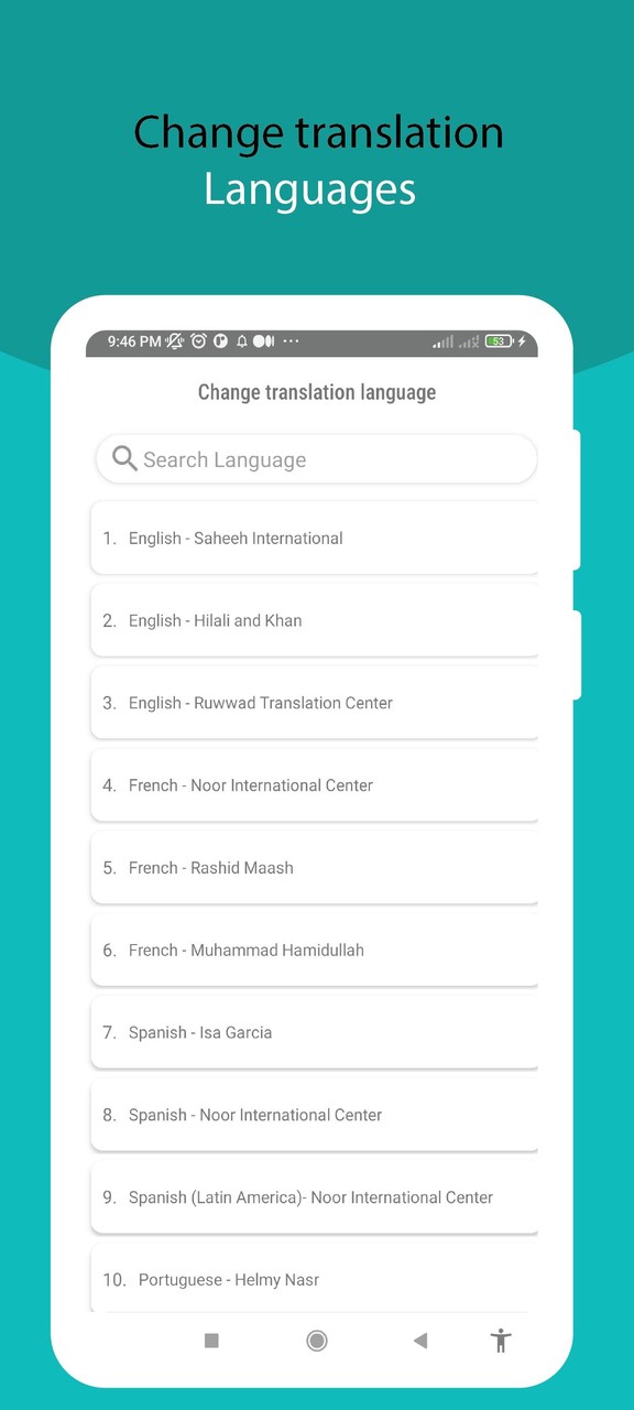 Quran All Language Translation screenshot image 10_Popularmodapk.com