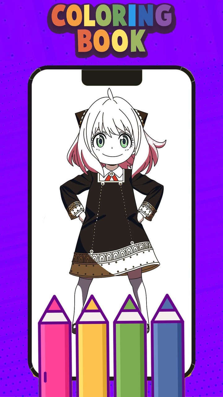 Spy X Family Coloring Game screenshot image 1_Popularmodapk.com