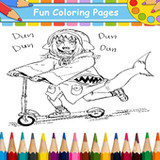 Gawr Gura Coloring Book1.0_Popularmodapk.com