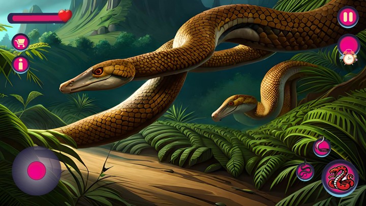 Wild Snake Anaconda Cobra Game screenshot image 1_Popularmodapk.com