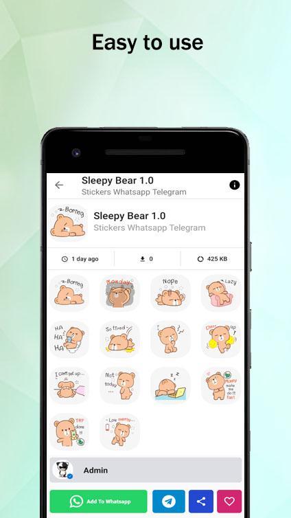 Animation Stickers for Whatsap screenshot image 3_Popularmodapk.com