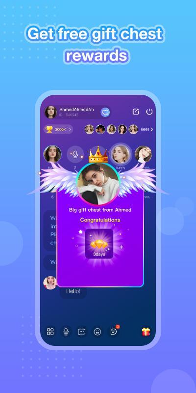 Hey U - live video voice chat screenshot image 7_Popularmodapk.com