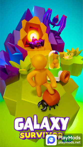 Galaxy Survivor 3D: Back Home<span>(No Ads)</span> screenshot image 1_Popularmodapk.com