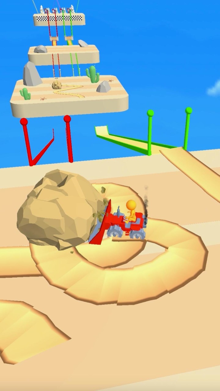Bulldozer Race screenshot image 3_Popularmodapk.com