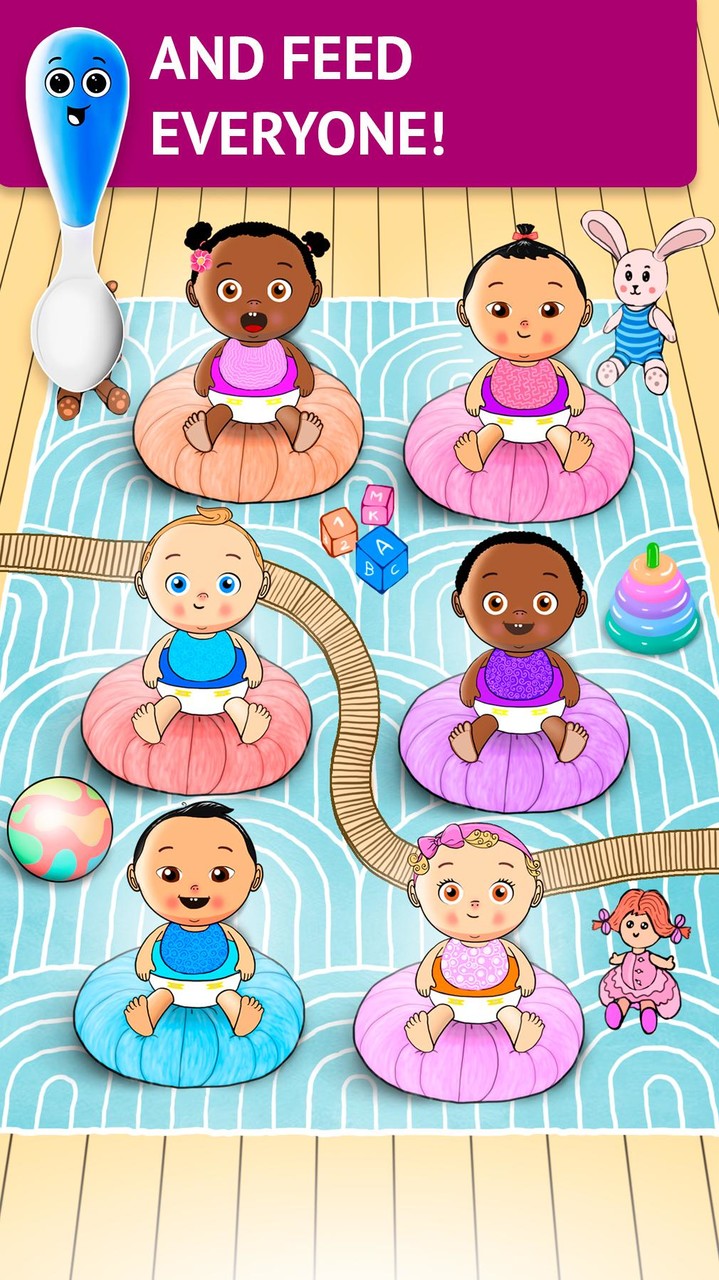 Baby Spoon: Feeding Game screenshot image 2_Popularmodapk.com