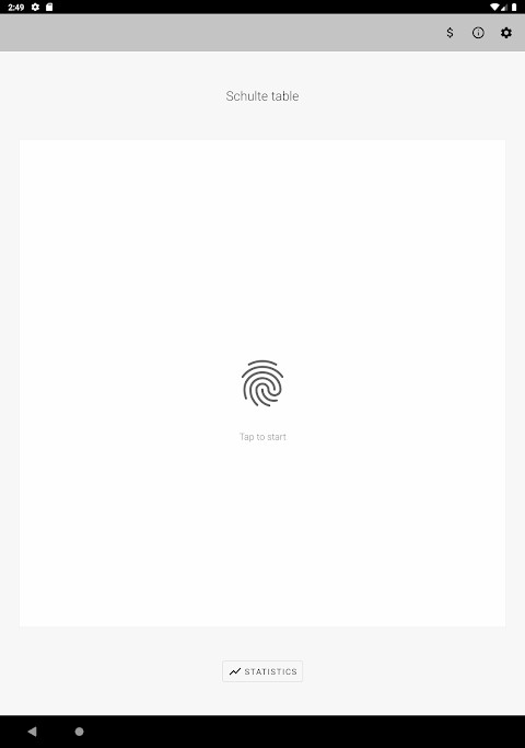 Schulte table: speed reading screenshot image 6_Popularmodapk.com