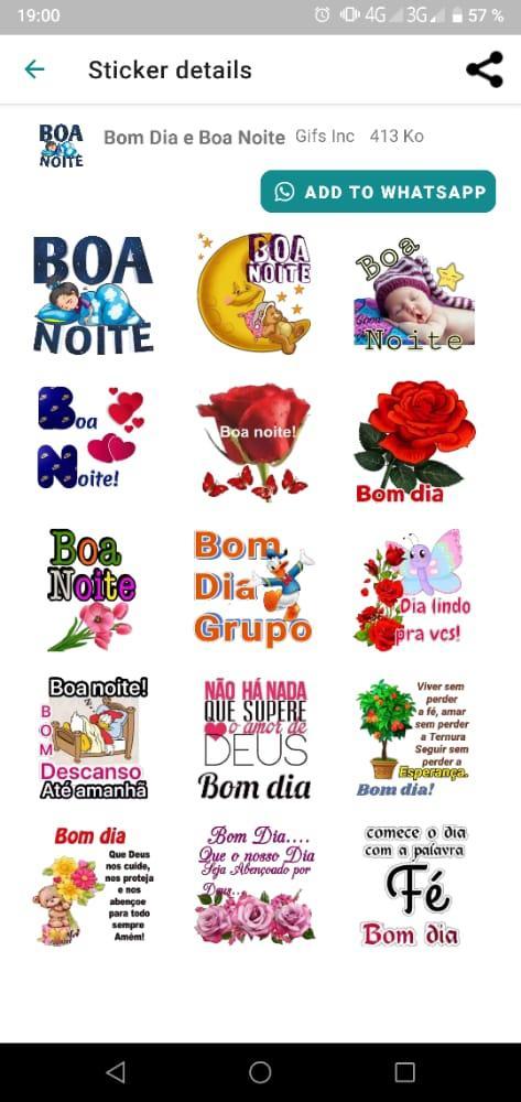 Figurinhas Bom dia e Boa noite screenshot image 5_Popularmodapk.com