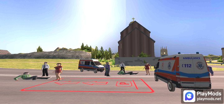 Emergency Ambulance Simulator<span>(Speed change)</span> screenshot image 4_Popularmodapk.com