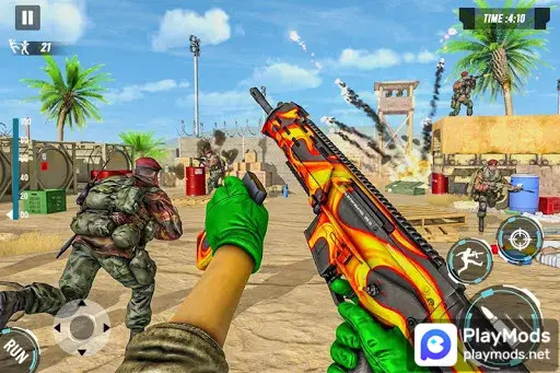 FPS Shooter:3D Gun Fire Games<span>(Unlimited Resources)</span> screenshot image 4_Popularmodapk.com