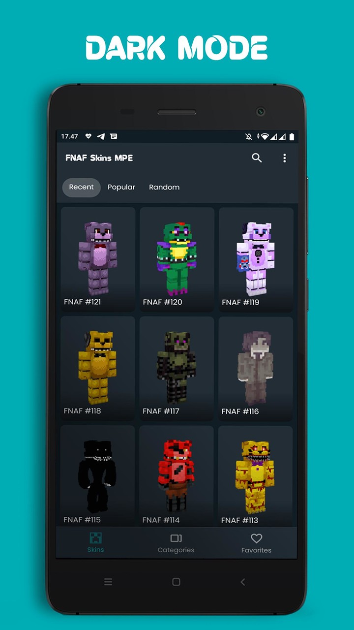 FNAF Skins Minecraft PE screenshot image 5_Popularmodapk.com
