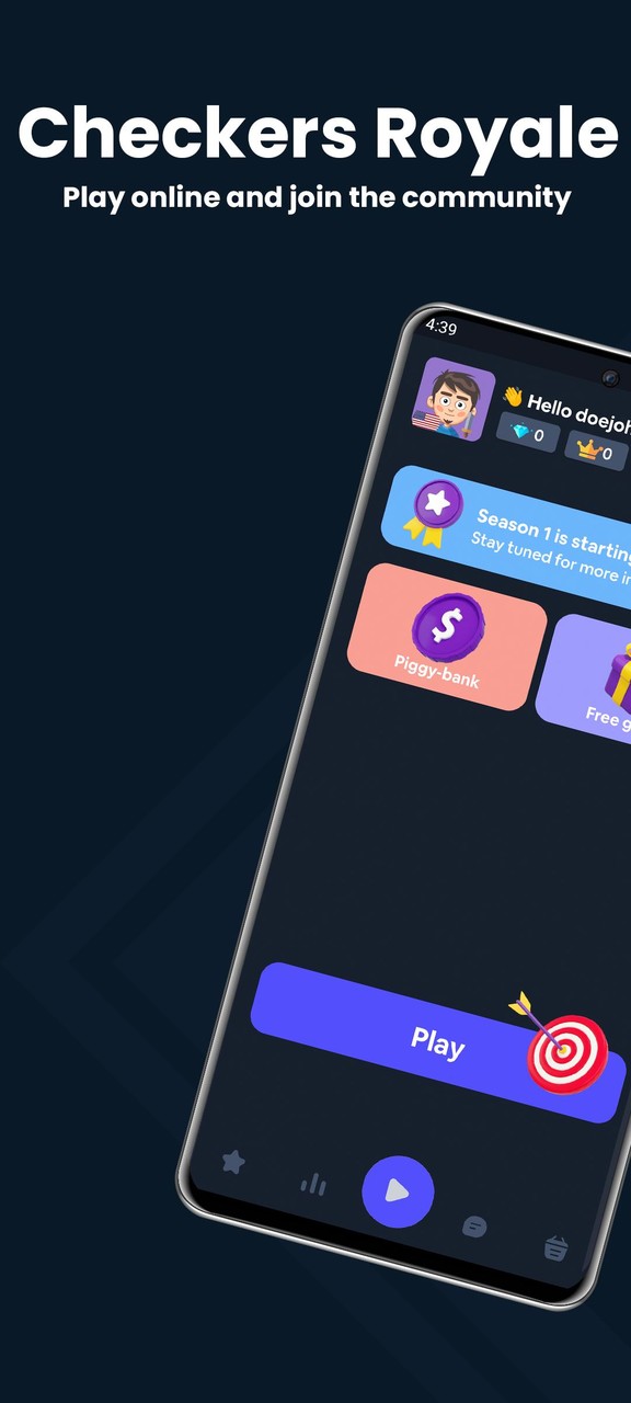 Checkers Royale - Play online screenshot image 1_Popularmodapk.com