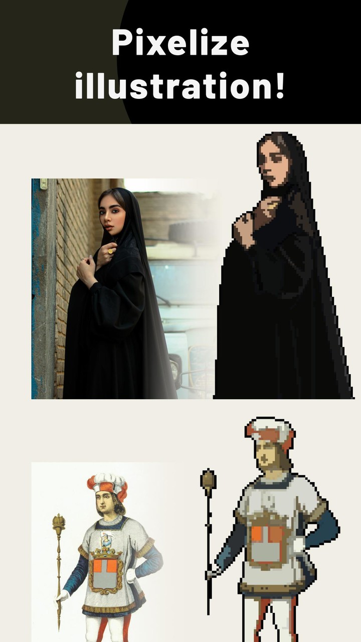 PixelMe - Picture to Pixel Art screenshot image 4_Popularmodapk.com