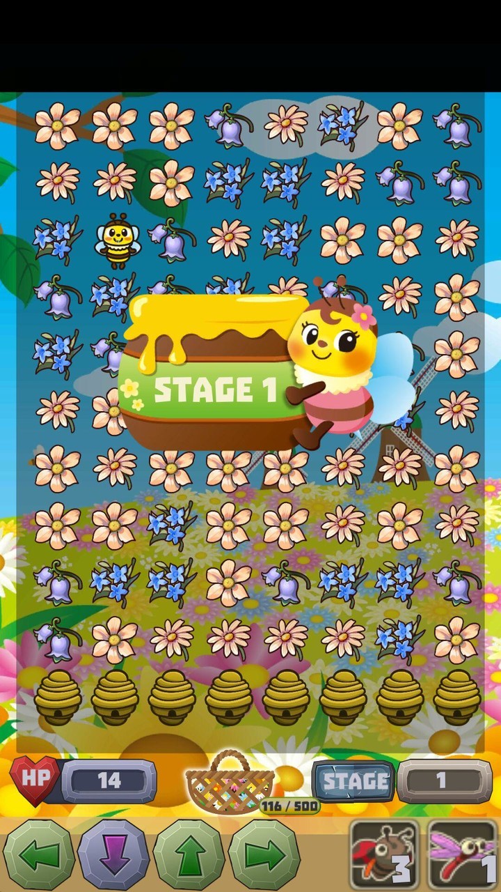 Bee Flower Puzzle Adventure screenshot image 5_Popularmodapk.com