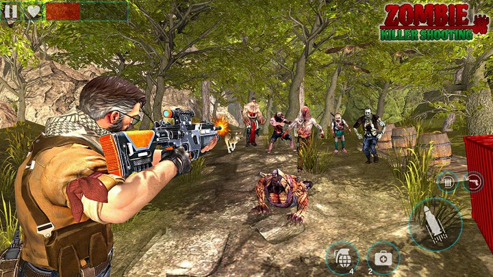 Zombie Killer Shooting Games screenshot image 3_Popularmodapk.com
