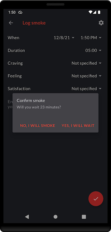 Smoking Log - Stop Smoking screenshot image 25_Popularmodapk.com
