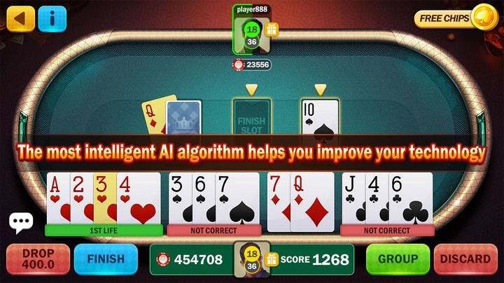 rummy level test screenshot image 4_Popularmodapk.com