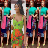 Ankara Short Skirt and Blouse1.0.0_Popularmodapk.com