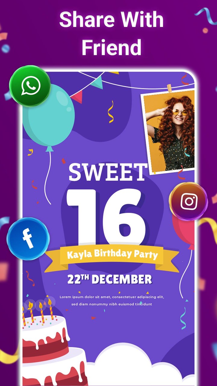 Birthday Card Maker 2022 screenshot image 24_Popularmodapk.com