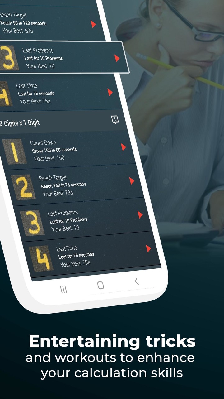Mental Math Tricks Workout screenshot image 3_Popularmodapk.com