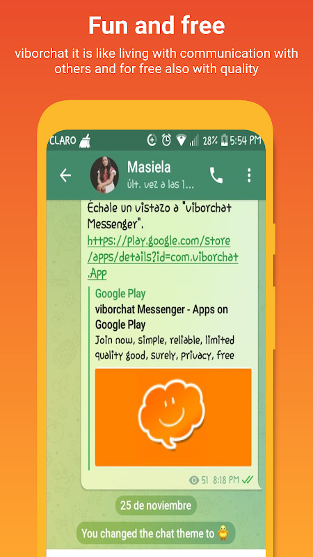 viborchat Messenger screenshot image 5_Popularmodapk.com