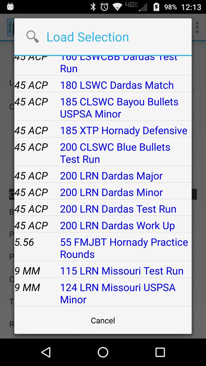 Reloading Calculator - Ammo screenshot image 6_Popularmodapk.com