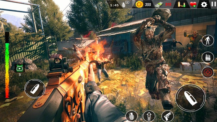 Mad Zombie Dead Target Offline screenshot image 2_Popularmodapk.com
