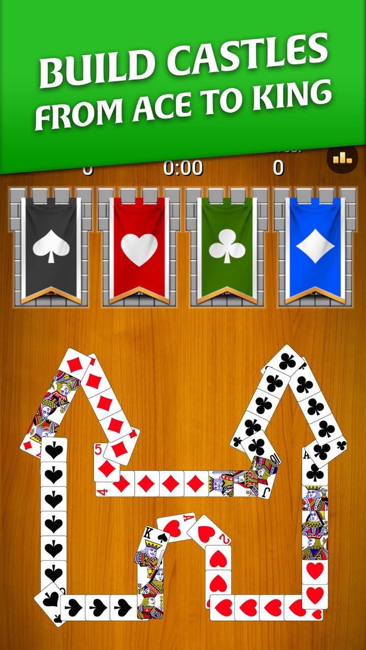 Castle Solitaire: Card Game screenshot image 1_Popularmodapk.com