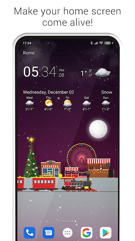 Christmas live wallpapers screenshot image 5_Popularmodapk.com