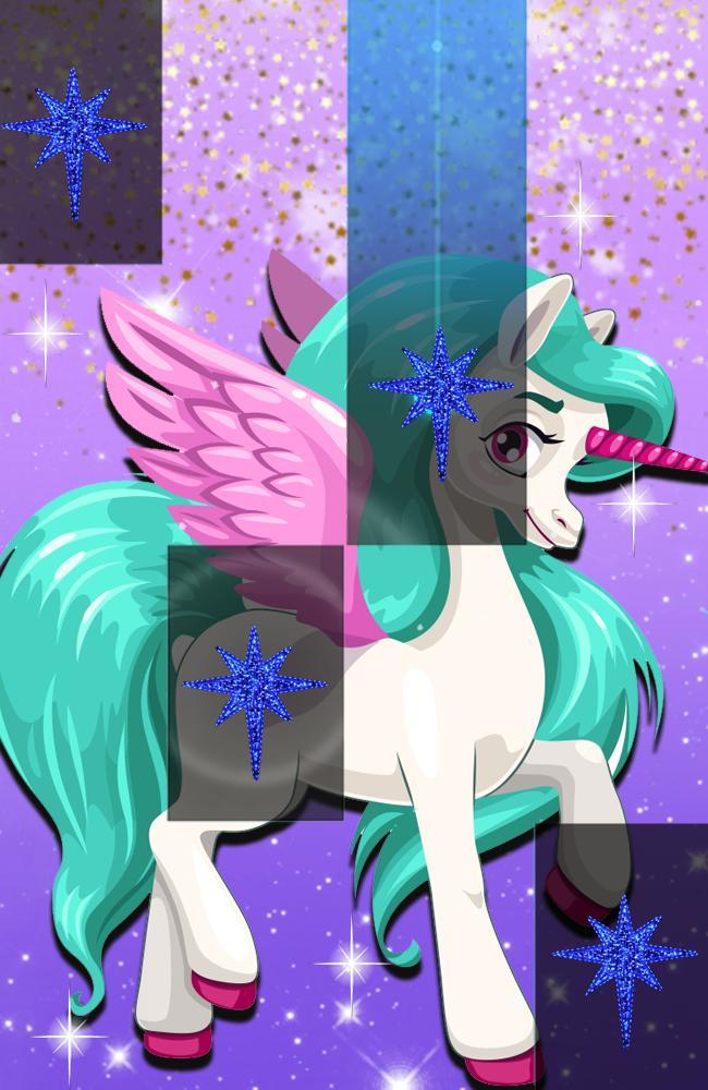 Pegasus Piano Pony Tiles : Unicorn Horn Horse Game screenshot image 1_Popularmodapk.com