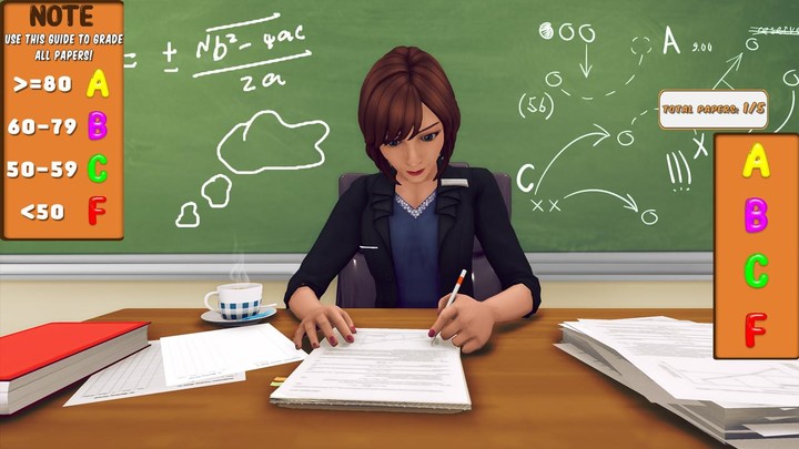 High School Teacher Simulator screenshot image 3_Popularmodapk.com