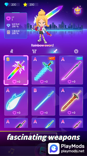 Beat Blade:EDM music & Dancing<span>(No ads)</span> screenshot image 3_Popularmodapk.com