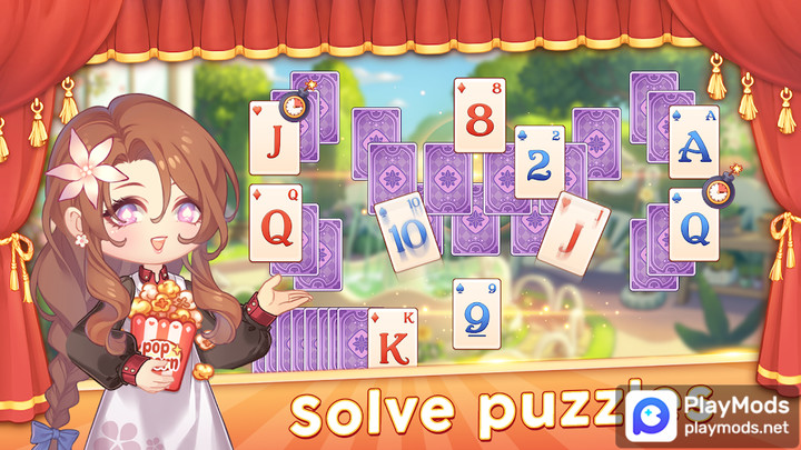Kawaii Theater Solitaire<span>(Unlimited Currency)</span> screenshot image 1_Popularmodapk.com