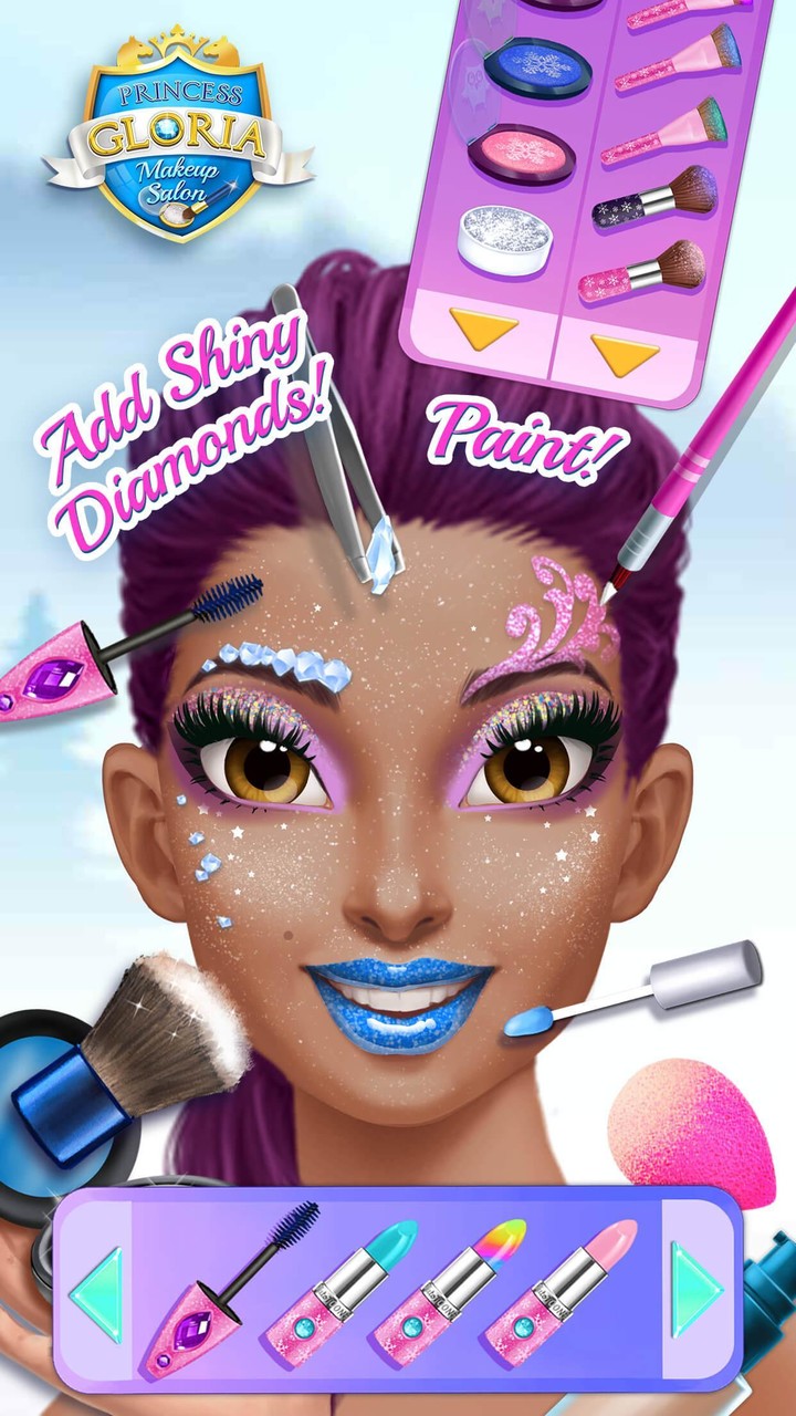 Princess Gloria Makeup Salon screenshot image 1_Popularmodapk.com