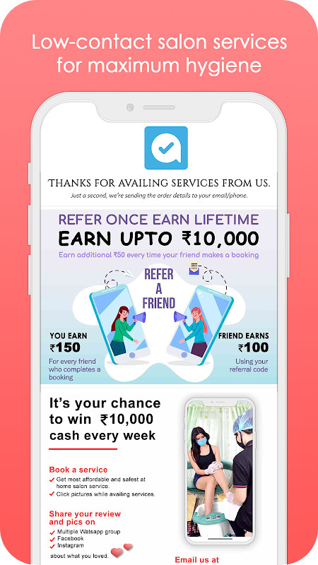 Yes Madam - Super Safe Salon At Home & Wellness screenshot image 24_Popularmodapk.com