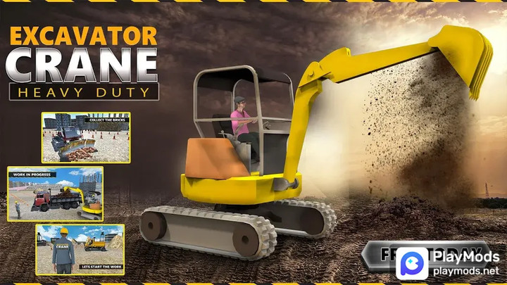 Excavator Crane Simulator Game<span>(Unlock all)</span> screenshot image 4_Popularmodapk.com