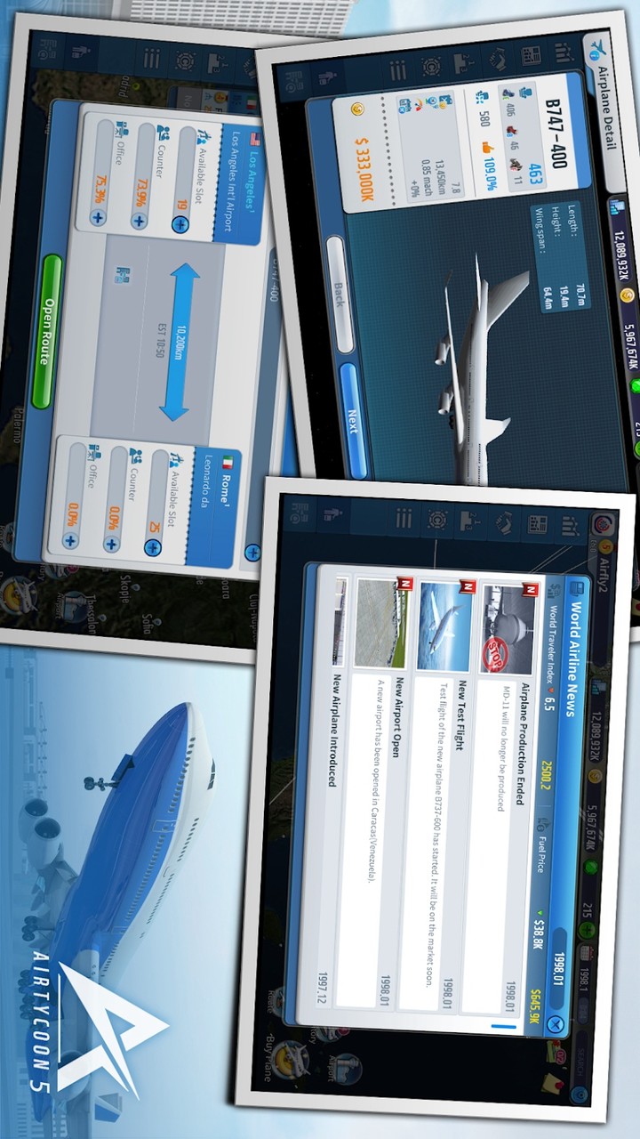 AirTycoon 5<span>(Full Unlocked)</span> screenshot image 10_Popularmodapk.com