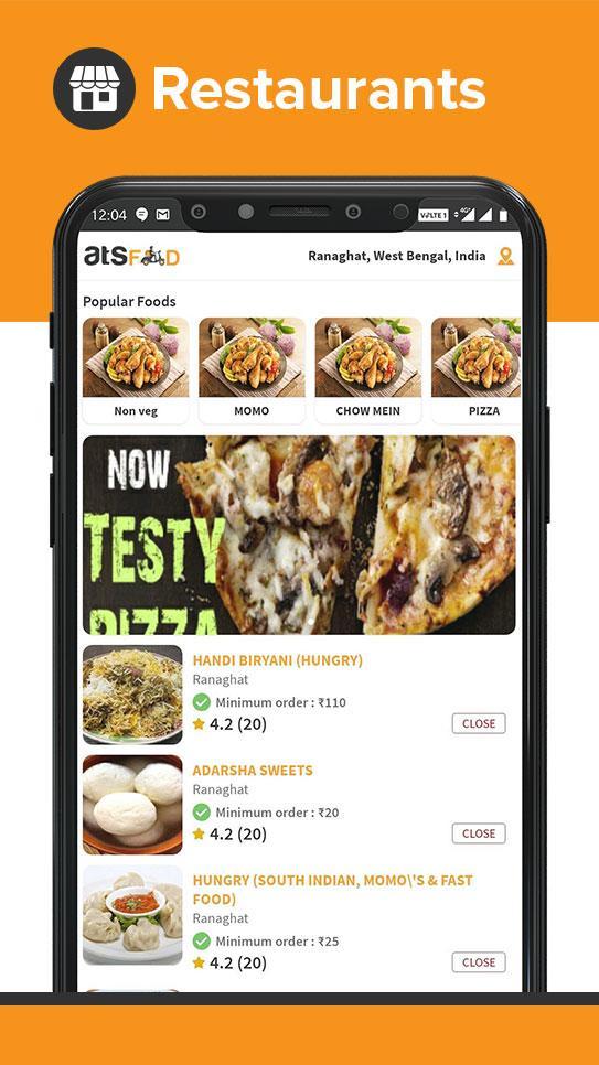 ATS Food - Local Food Delivery screenshot image 2_Popularmodapk.com
