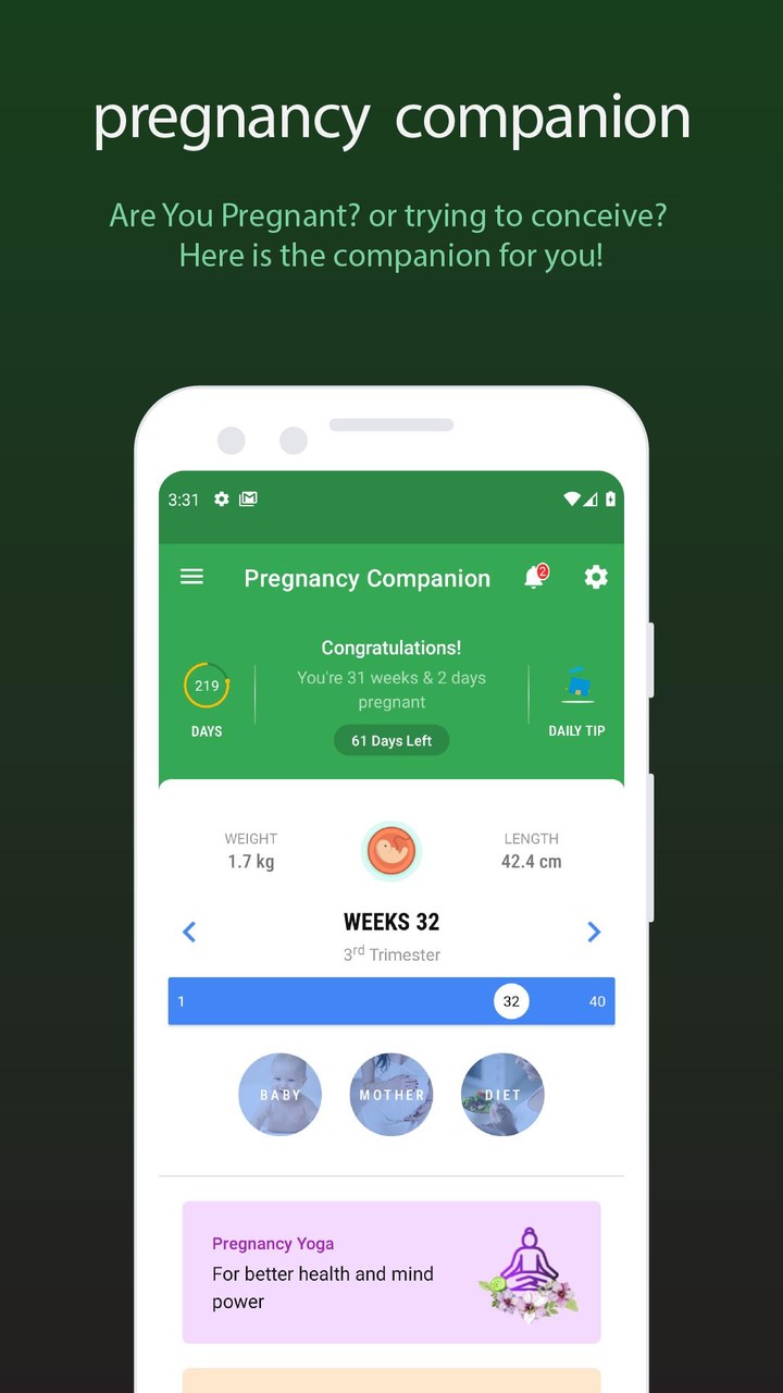 Pregnancy Companion screenshot image 1_Popularmodapk.com