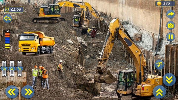 Futuristic Excavator Simulator screenshot image 3_Popularmodapk.com